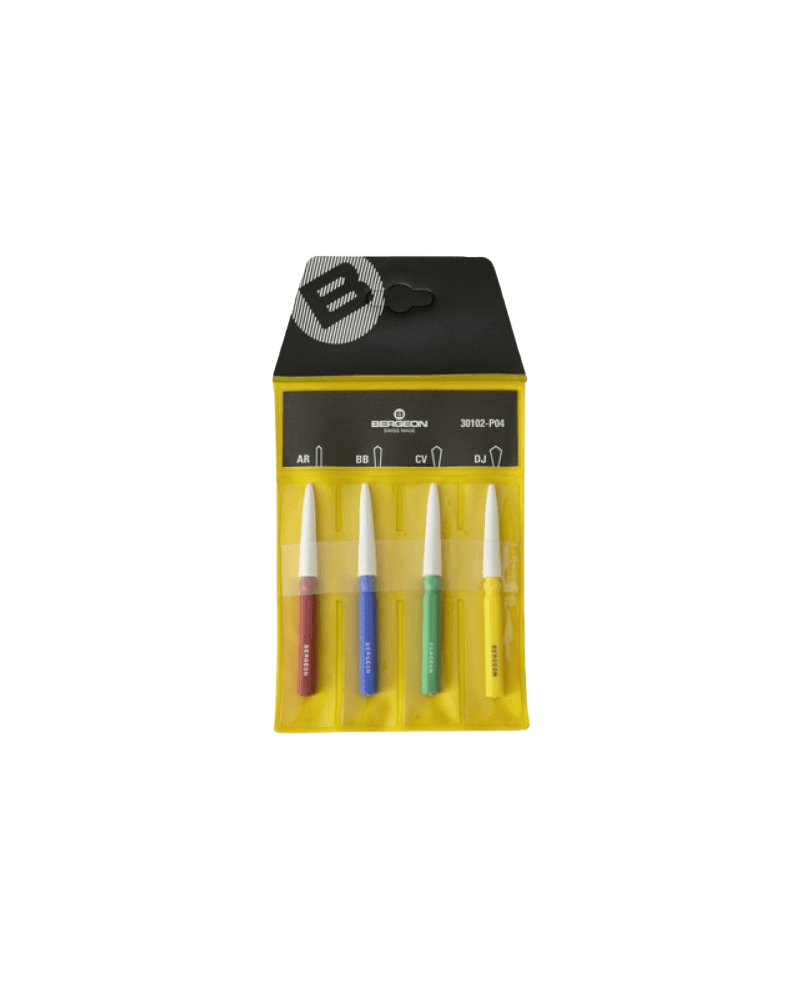 BERGEON 30102-P04 – Set 4 pique huile pochette