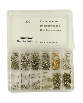 AUGUSTA – Assortiment 200 vis lunettes horlogerie fixation