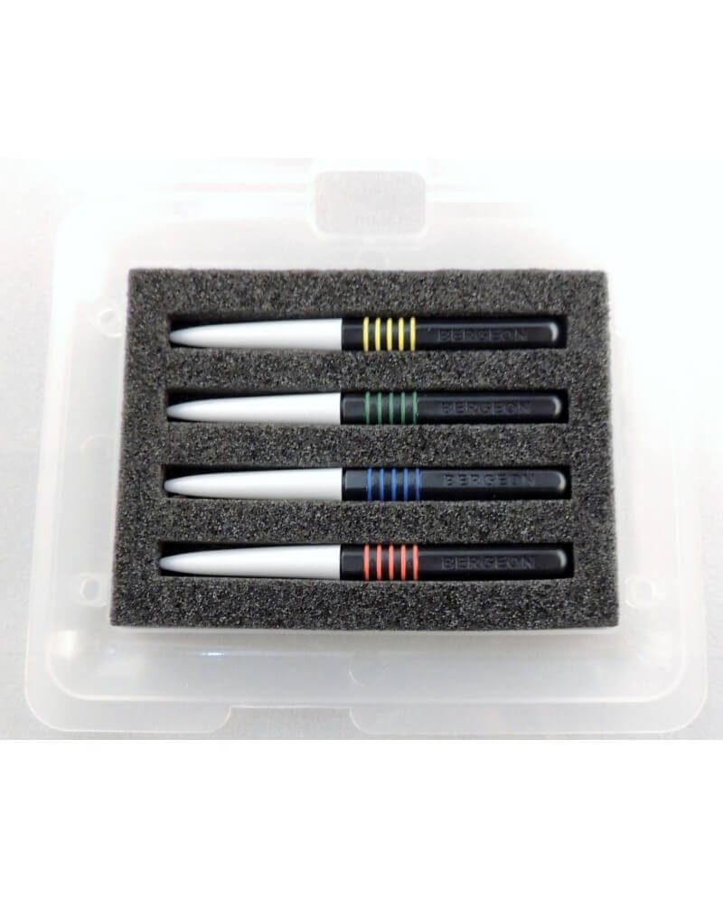 BERGEON 7013-4 – Assortiment 4 pique huile haute horlogerie