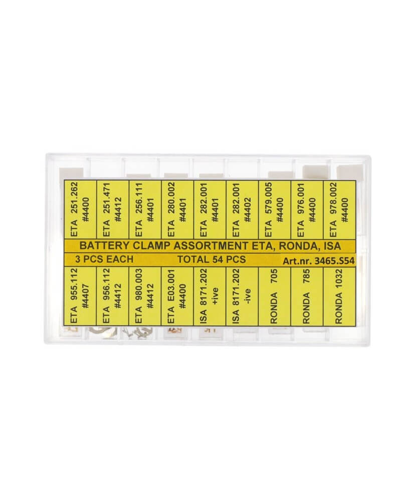 AUGUSTA – Assortiment 50 brides piles maintien mouvement