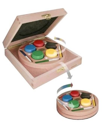 BERGEON 6885-CB – Coffret huiliers socle tournant pique huile