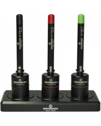BERGEON 7721 – Assortiment 3 huileurs automatiques socle