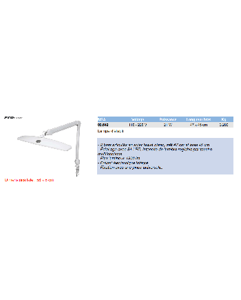 HOROTEC 00.649 - Lampe d’établi d’horloger à LED