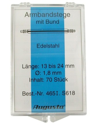 AUGUSTA Ø1,80 mm – Assortiment barres ressort fixation bracelet