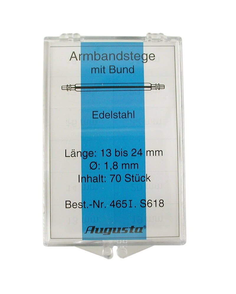 AUGUSTA Ø1,80 mm – Assortiment barres ressort fixation bracelet