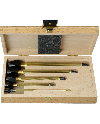 HOROTEC 02.027 - Coffret bois avec 5 mandrins