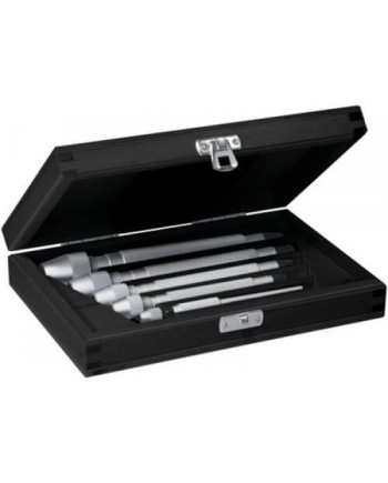 BERGEON 30026-A – Assortiment 5 mandrins tête ronde