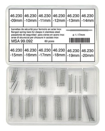 HOROTEC - Assortiment barrettes pour fermoirs montre