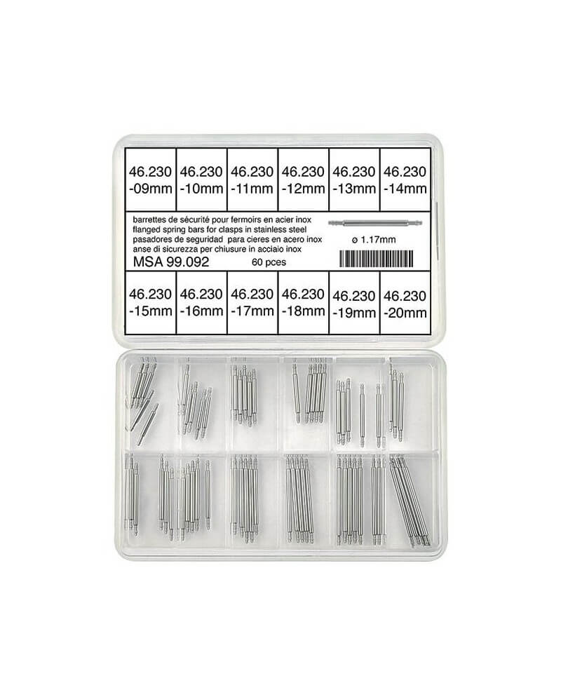 HOROTEC - Assortiment barrettes pour fermoirs montre