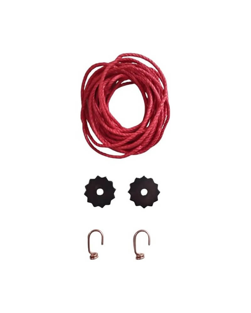 PASSION HORLOGERIE – Kit crochets rondelles corde pour comtoise