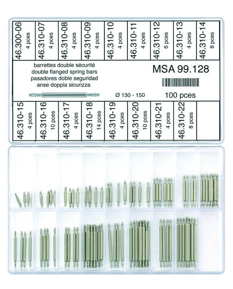 HOROTEC - Assortiment barrettes double sécurité