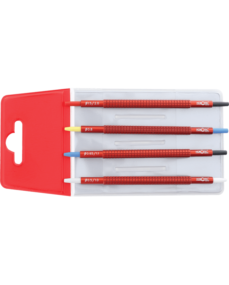 HOROTEC 05.020 - Assortiment 4 outils pose aiguilles
