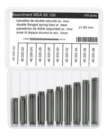 HOROTEC - Assortiment barrettes double sécurité