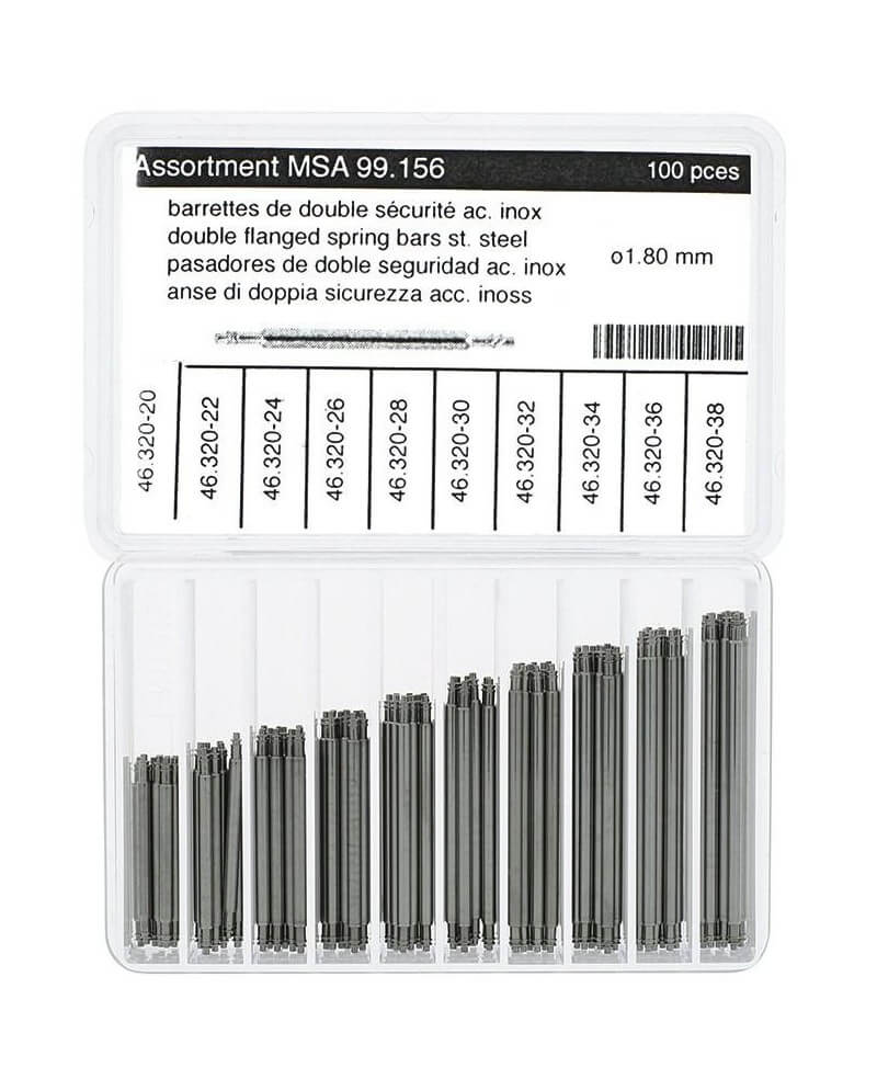 HOROTEC - Assortiment barrettes double sécurité