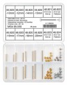 HOROTEC - Assortiment barrettes à vis maillechort