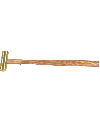 HOROTEC 04.010 - Marteau tête cylindrique laiton