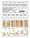 HOROTEC - Assortiment barrettes à pression montre