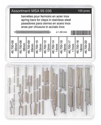 HOROTEC - Assortiment barrettes pour fermoirs montre
