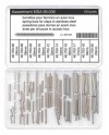 HOROTEC - Assortiment barrettes pour fermoirs montre