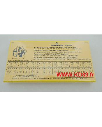 BERGEON 5456 – Assortiment 225 bouchons réparation pivot