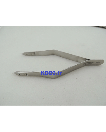 BERGEON 7825 – Brucelles barrettes embouts remplaçables 100 mm