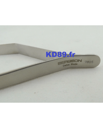 BERGEON 7825 – Brucelles barrettes embouts remplaçables 100 mm
