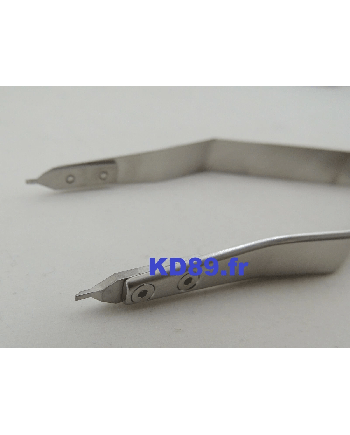 BERGEON 7825 – Brucelles barrettes embouts remplaçables 100 mm