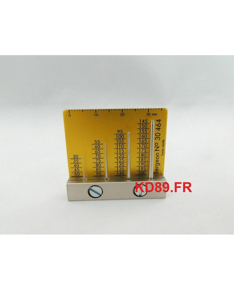 BERGEON 30464 – Jauge calibrage trous aiguilles précision