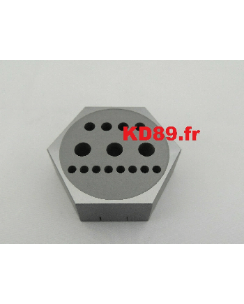 BERGEON 1907 – Enclume acier 15 trous 4 fentes travail fin