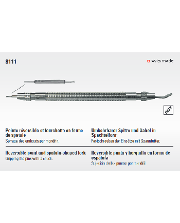 BERGEON 8111 – Outil barrettes avec mandrin