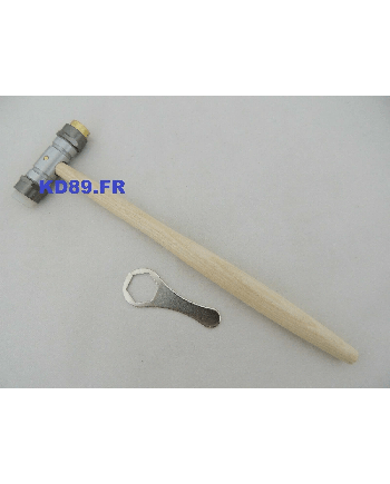 BERGEON 30417 – Marteau bi-matière embouts interchangeables