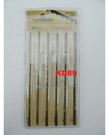 BERGEON 6651 ASS – Assortiment 72 lames scie découpe fine