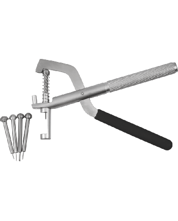 HOROTEC 10.006 - Pince pour chasser et déchasser les goupilles de bracelets