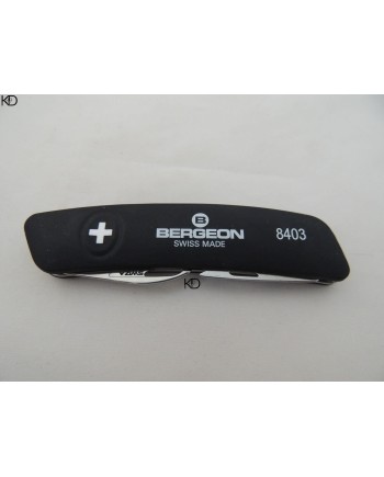 BERGEON 8403 – Canif ouvre boîte avec barrette