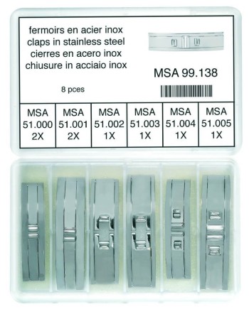 HOROTEC - Assortiment boucles déployantes montre