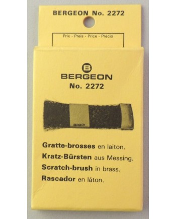 BERGEON 2272 – Brosse laiton nettoyage main