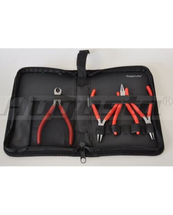 AUGUSTA – Assortiment 4 pinces horlogères manipulation précise