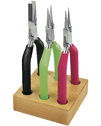 HOROTEC 11.857 - Assortiment 3 pinces sur socle
