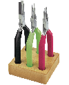 HOROTEC 11.857 - Assortiment 3 pinces sur socle