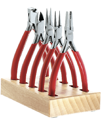 HOROTEC 11.859 - Assortiment 5 pinces sur socle