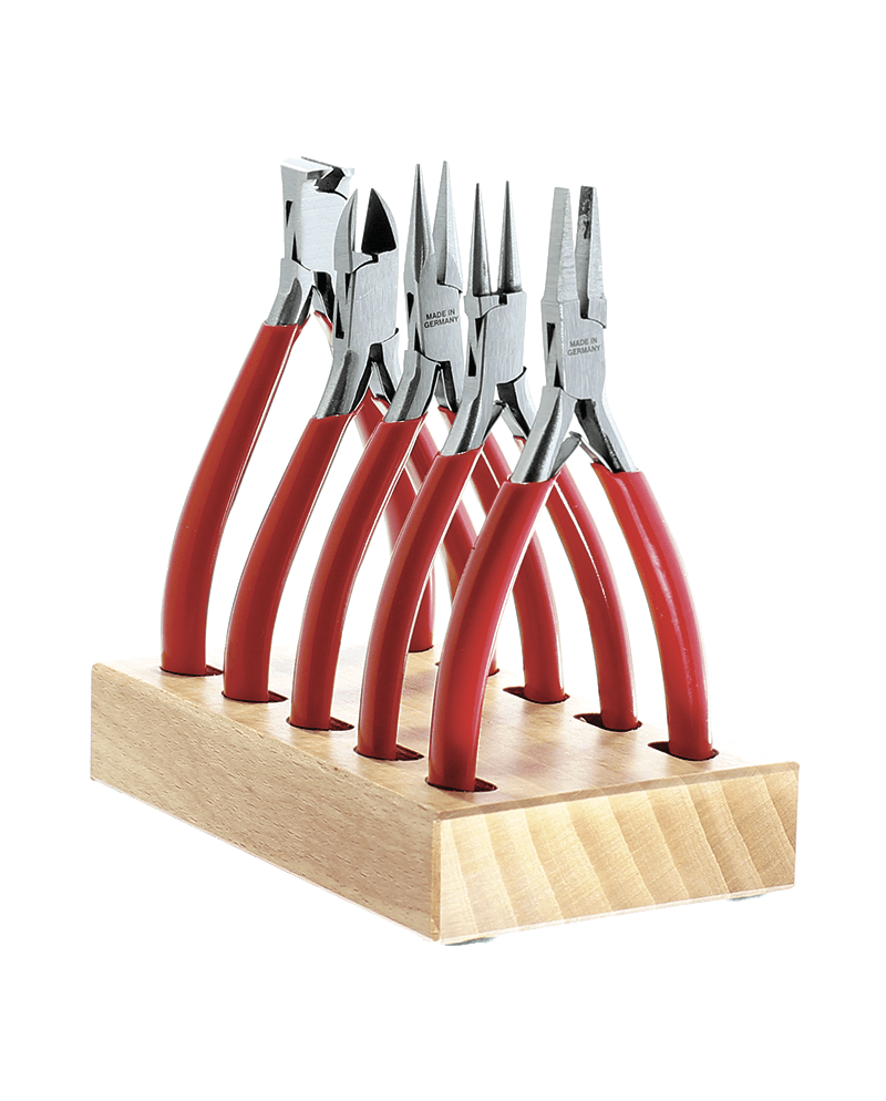 HOROTEC 11.859 - Assortiment 5 pinces sur socle
