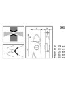 BERGEON 3629 – Pince coupante semi flush ESD
