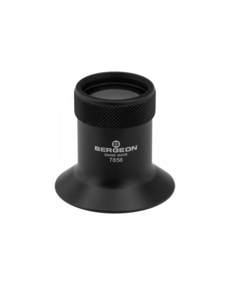 BERGEON 7856-X – Loupe aluminium bague moletée précision