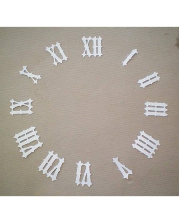 Chiffres de pendule coucou, plastique