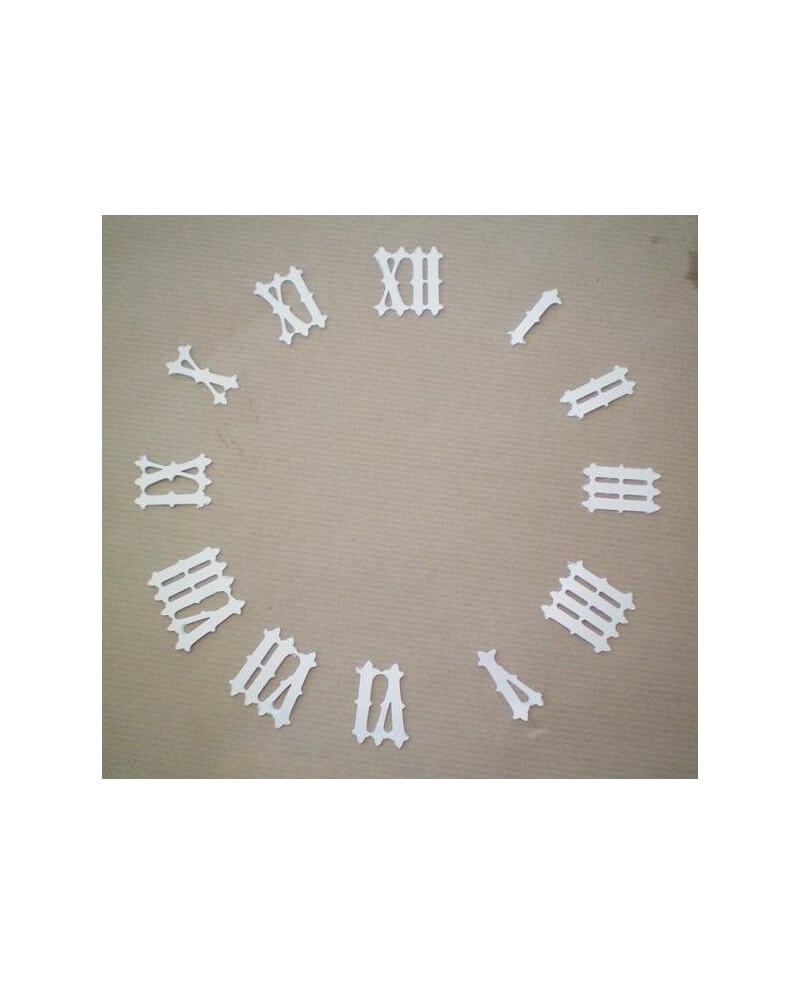 Chiffres de pendule coucou, plastique