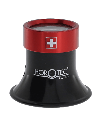 HOROTEC 00.032 – Loupe plastique bague aluminium