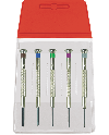 HOROTEC 01.400-B – Assortiment 5 tournevis fixes