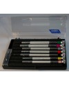 BECO 205941 – Coffret 7 tournevis horloger mèches rechange