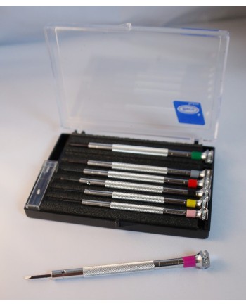 BECO 205941 – Coffret 7 tournevis horloger mèches rechange