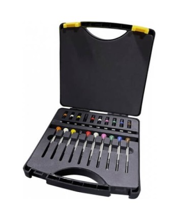 BERGEON 30081-AM10 – Set 10 tournevis précision